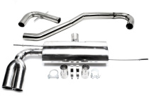 Audi / VW A3, Golf V, Golf Plus A3, Typ 8P, / Golf V, Typ 1K, / Golf Plus, Typ 1KP 2003-2013 Avgassystem Racing Rostfritt Stål TA Technix